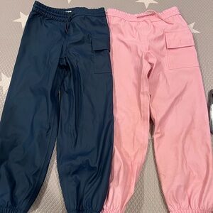 Kids Pink and Navy splash Pants